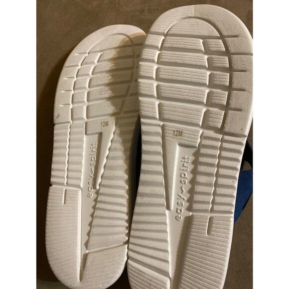 Easy Spirit Rift Slip-On Thong Sandal Blue Comfort Platform Shoes Size 12M - Picture 11 of 11